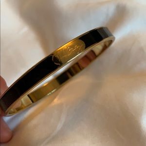 Vera Bradley Black & Gold Bangle Bracelet